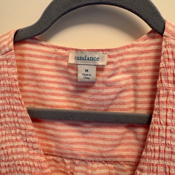 Sundance long sleeved v neck shirted top size M. - Picture 6 of 7